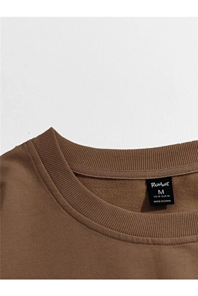 Altamira Φούτερ Unisex καφέ Chicago με στάμπα με λαιμόκοψη