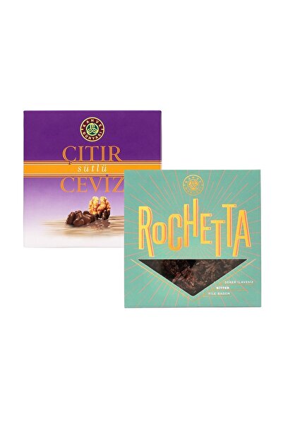 Kahve Dünyası Çıtır Ceviz Sütlü 250g - Rochetta Bitter 250g İkilisi