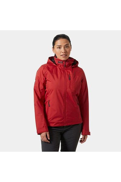 Helly Hansen W Crew Hooded Midl 2.0 Red-L Women's Coat Hha.34447 Hha.162