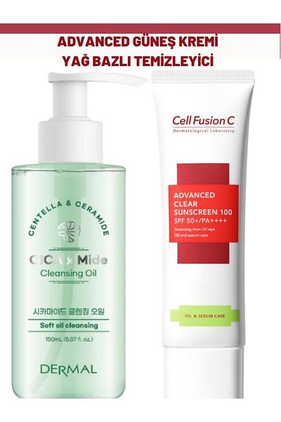 Cell Fusion C High Protective Sunscreen and Dermal Oil - Cleanser for All Skin Types