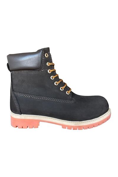 Liger Ανδρικές μπότες Nubuck από γνήσιο δέρμα ΚΑΦΕ
