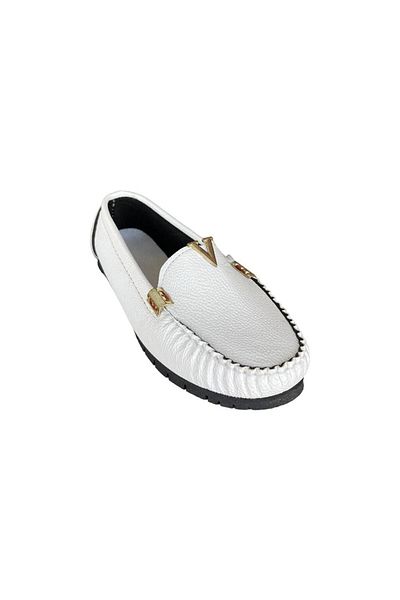 Liger Comfortable Sole Women's Ballerinas for Daily Use - WHITE