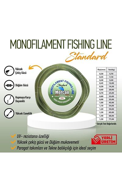 Mercan Standard Khaki Green 1 kg Hasp Fish Tape