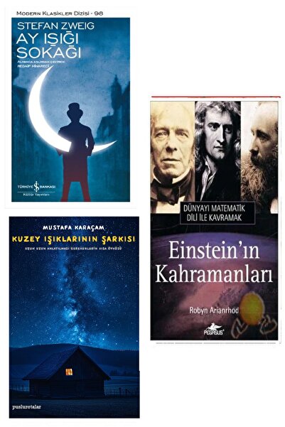 TÜRKİYE İŞ BANKASI KÜLTÜR YAYINLARI Einstein’In Kahramanları + Ay Işığı Sokağ...
