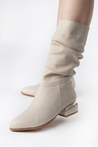 BUNİPARK Γυναικείες κομψές μπότες με φυσούνα