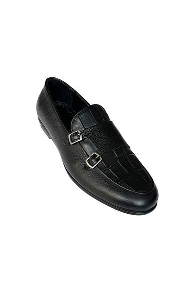 Liger Men's Leather Classic Shoes BLACK