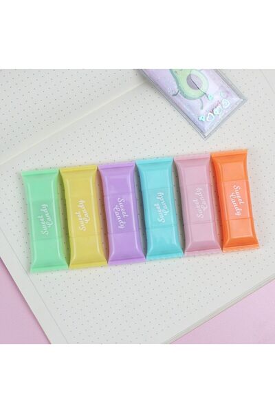 Genel Markalar 6'lı Çift Uçlu Şeker Fosforlu Kalem Seti