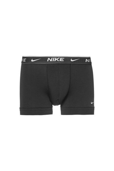 Nike Men's Nike Brand Logo Elastic Band Black-Black-Black Boxers Suitable for Daily Use 0000Ke1008-N51
