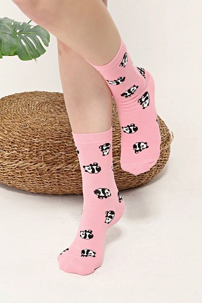 Socks Tunnel Πολύχρωμες κάλτσες με σχέδιο Panda