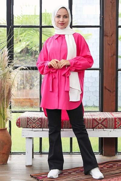 TOFİSA 10811-fussia Tunik
