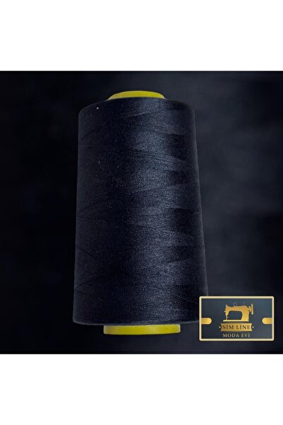 Simline Bobin Dikiş İpliği Lacivert (5000 Metre/120 No) Yüksek Kalite 1.Sınıf Ürün
