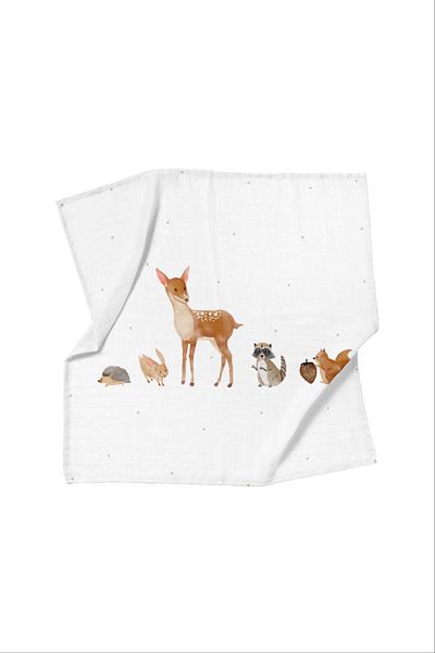 Casadora Baby Forest Amigos Muslin Cover Set