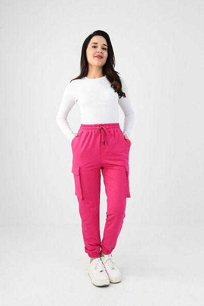 Koza Butik Women's Cargo Pocket Trousers 6193-23