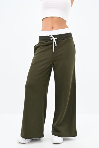 Koza Butik Γυναικείο ισπανικό παντελόνι με ψηλόμεσο πόδι 6236-24