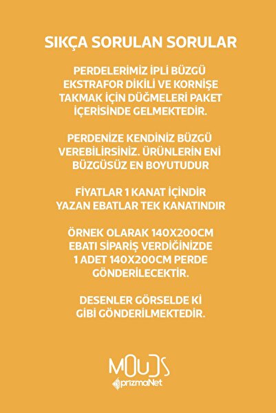 Moud's Orange Suede Printed Little Animals Patterned Curtain - Children's and Baby's Room Single Wing