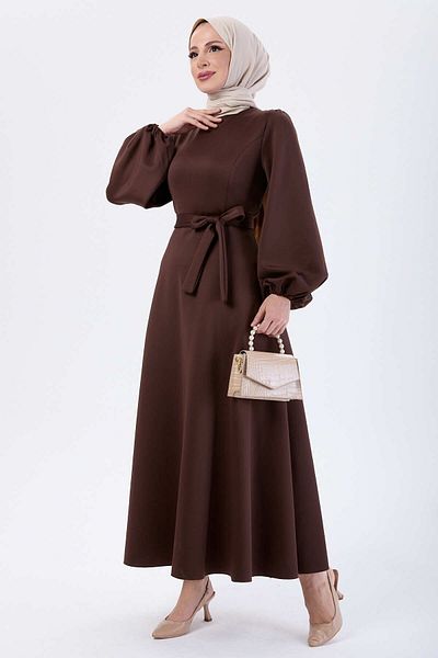 TOFİSA 24067BROWN Сукня