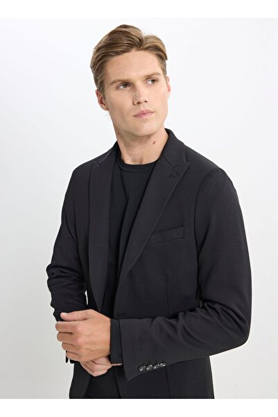 ALTINYILDIZ CLASSICS Altınyıldız Classics Slim Fit Siyah Erkek Ceket ACE042510107_CEKET TONI