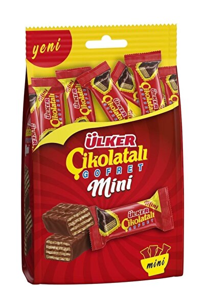 Ülker Mini Çikolatalı Gofret Çoklu Paket Çikolata 82 gr