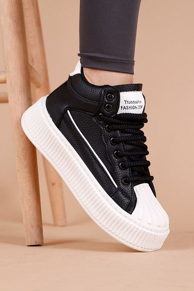 Getcho Pantofi sport pentru femei Latona, alb, negru