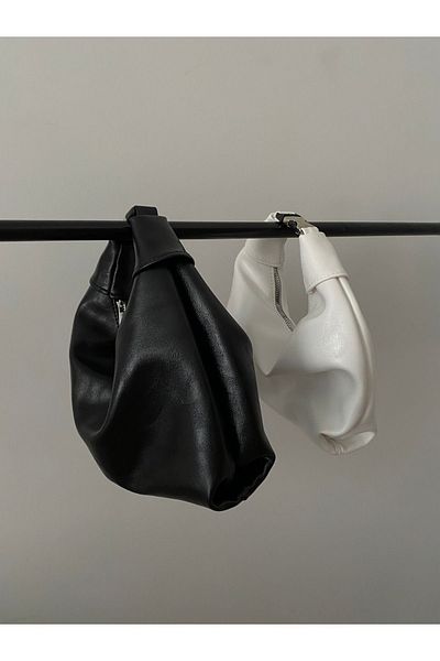 Babydoll Bag Geantă de mână și umăr din piele artificială Zeus - curea detașabilă