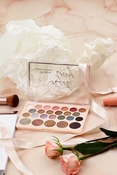 GulFlower Makeup Palette Set of 25