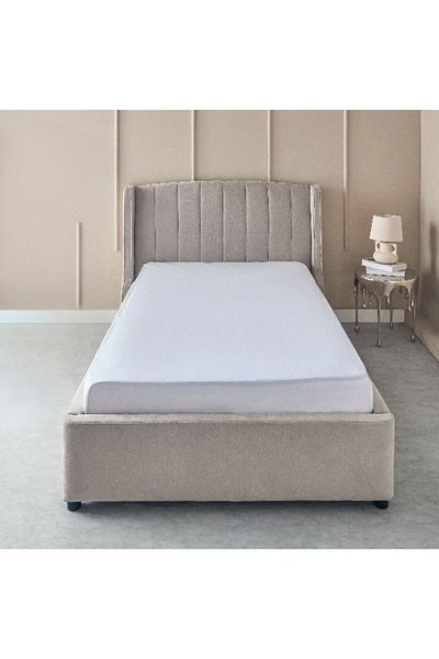 Home Box Bristol Polycotton Twin Fitted Sheet - 120x200+25 cm