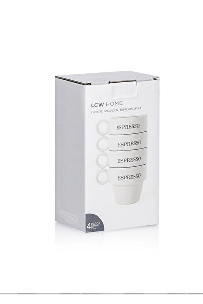 LC Waikiki LCW HOME Seramik  4'lü Espresso Bardağı 95 Ml