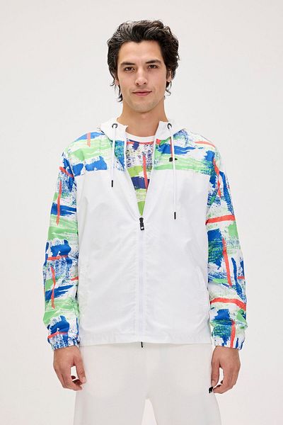 Bad Bear Doyle White Men's Windbreaker - Stylish and Comfortable