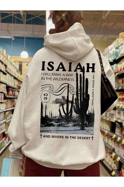 Revasser Φούτερ ISAIAH Unisex, πολύχρωμο, ειδικά εμπριμέ βαμβακερό φούτερ με κουκούλα