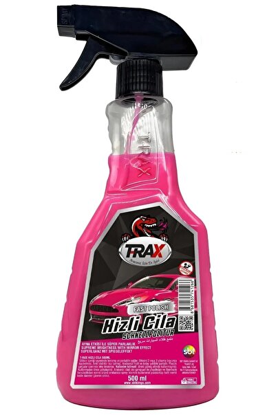 TRAX Araba Oto Hızlı Cila Sprey Cila Boya 500ml Hızlıcila Efn Store