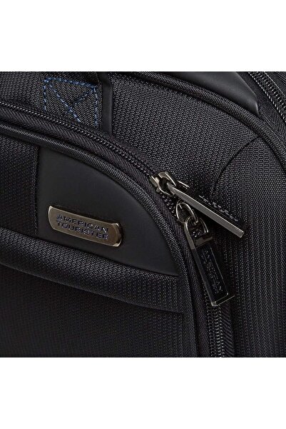 American Tourister AmericanTouristerMerit15.6"LaptopBackpack,25L,Polyester,Black|FrontOrganiserPocket