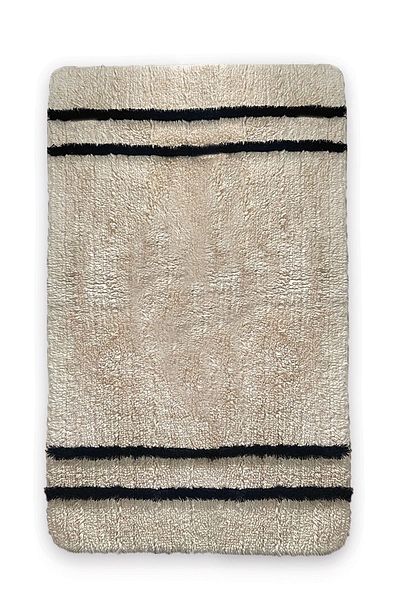 Chilai Home Recho Cotton Stone Σετ 2 - 60x100 cm και 50x60 cm Βαμβακερό χαλί μπάνιου