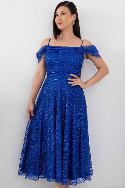 PULLIMM Rochie cu bretele argintii - 39877