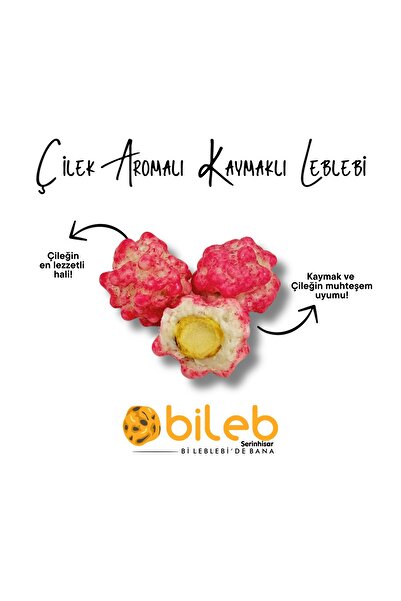 bileb serinhisar bi leblebi'de bana Leblebi Çilekli Kaymaklı Leblebi 250 Gr