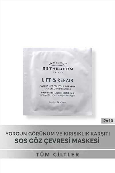 Institut Esthederm Lift Patches Yorgun Görünüm ve Kırışıklık Karşıtı S.O.S Yapılandırıcı Göz Çevresi Maskesi 2x10