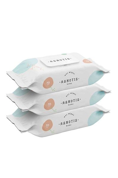 Agnotis Baby 70 × 3 مناشف أطفال مبللة