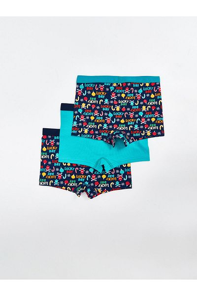 LC Waikiki 3-Piece Printed Boxer Set for Boy