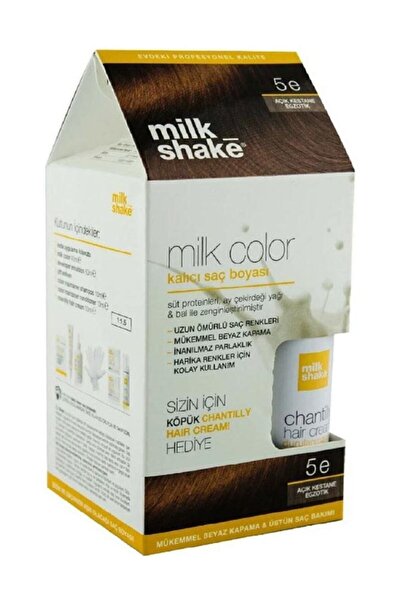 Milkshake Saç Boyası Açık Kestane Egzotik - 5e Köpük 8681127022094