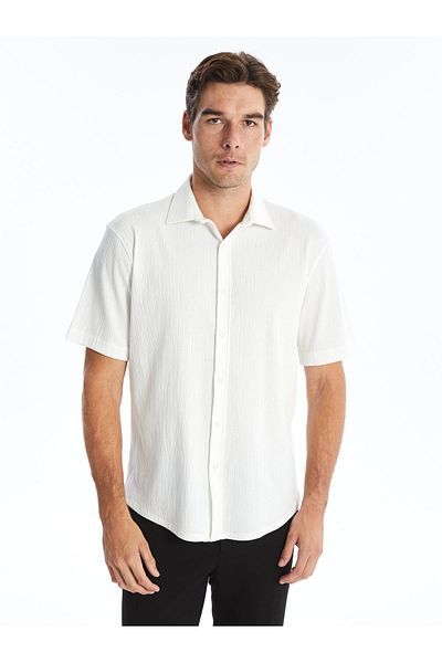 LC Waikiki Men's Shirt - Regular Fit, Short Sleeve