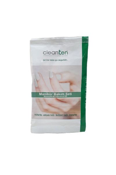 cleanten مجموعة العناية بالأظافر بدون ماء للاستعمال مرة واحدة