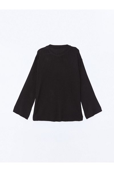 LC Waikiki Dámský pletený svetr Crew Neck - W4Ge63Z8