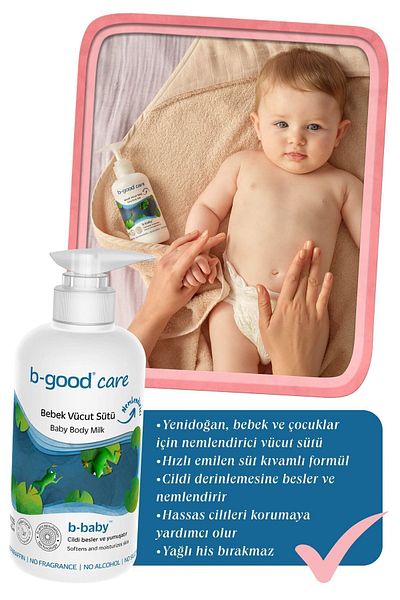 B-GOOD 250 ml Moisturizing Body Milk - Baby