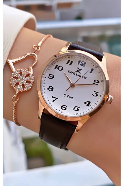 Daniel Klein Brand Black Color Women's Wristwatch - With Bracelet Gift