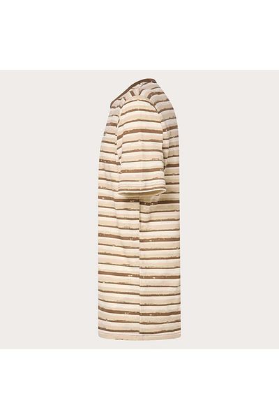 Oakley Beige Men's T-Shirt - Blurred Stripes, Oak.Foa 405507 -Oak.Bai, XL