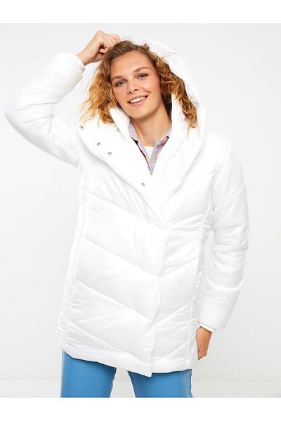 LC Waikiki Puffer-Kapuzenmantel für Damen