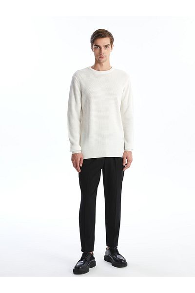 LC Waikiki Strickpullover für Herren – Langarm, Rundhalsausschnitt