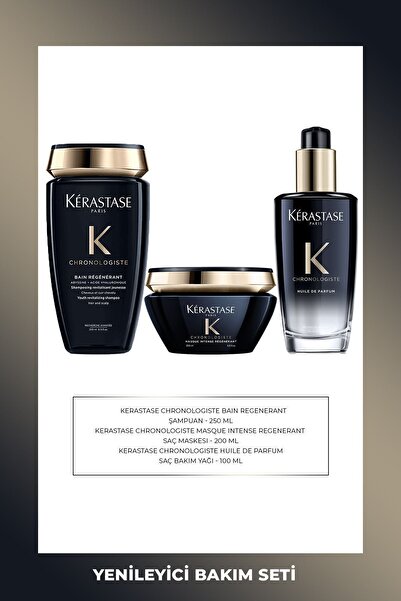 Kerastase Kérastase Chronologiste Bain 250 ml & Yenileyici Saç Maskesi 200 ml...