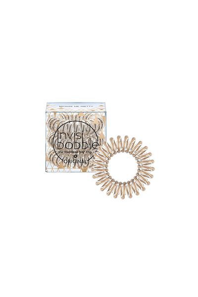 InvisiBooble مشبك شعر Invisibobble Bronze Me Pretty مكون من 3 قطع