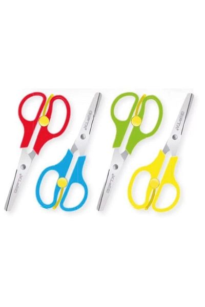 Gıpta Blunt Tip Spring Loaded Plastic Body Children's Scissors K703