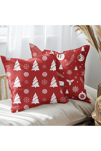 EJOYA Neujahrs-spezial-weihnachtsbaum – 2-teiliges Design-kissen- Und Dekokissen-set 45 Cm 113592